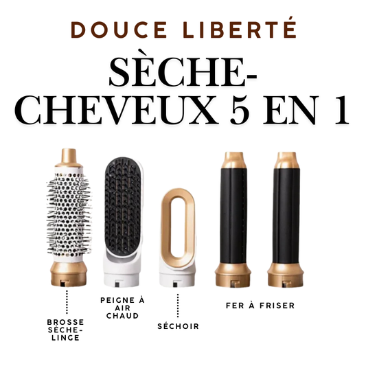 Sèche-cheveux 5 en 1